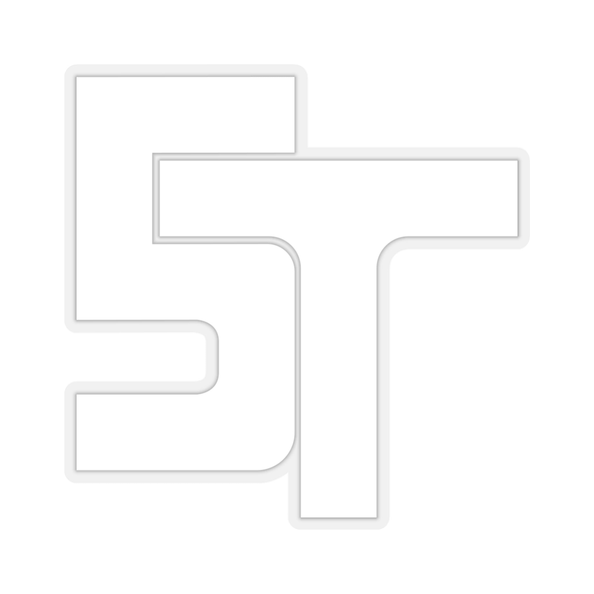 White 5T Logo Sticker – 5thTapped